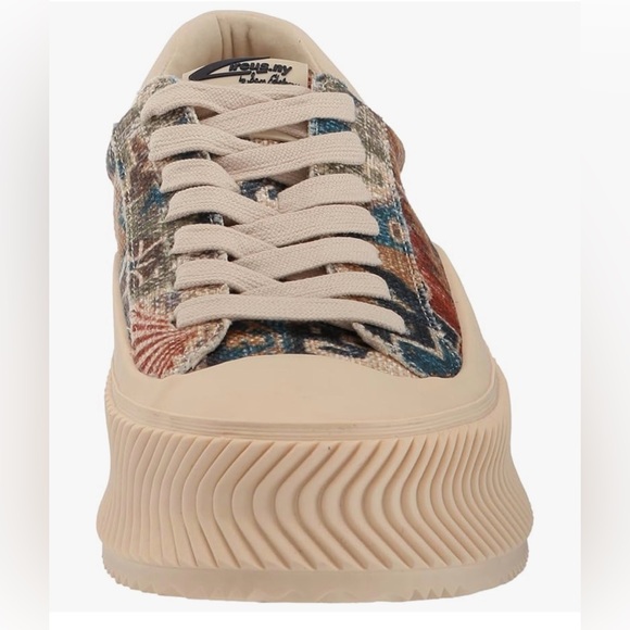 Circus NY By Sam Edelman‎ Tatum Floral Chunky Platform Sneakers Women's Size 8 - Picture 3 of 16